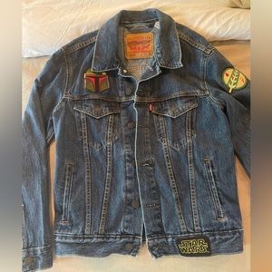 Levi’s Jean Jacket with Star Wars Patches - Never Worn